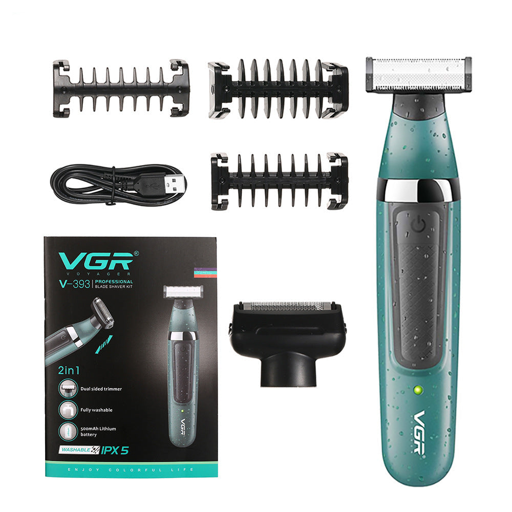 VGR393 Multifunctional Electric Shaver Shaver Shaver USB Portable Shaving Shaving Cross Border Wash