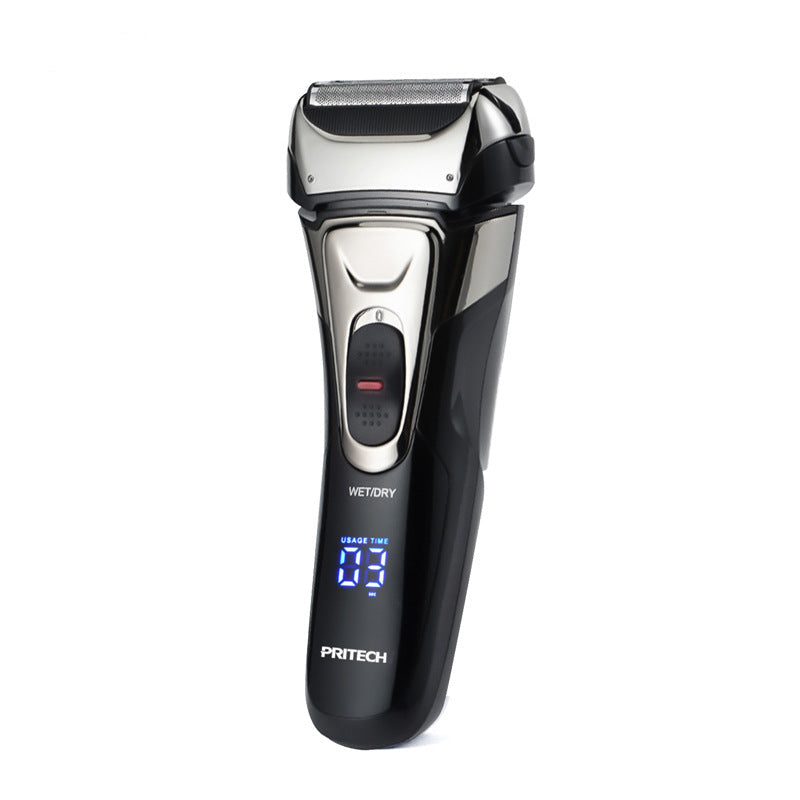 Piqi's new electric shaver LED display professional shaver reciprocating multi-function beard blade