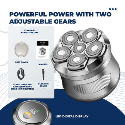 Shasoul 5-Head Bald Shaver