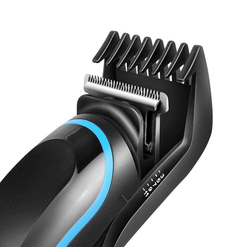 Cross-border New Multifunctional Electric Hair Clipper Electric Pusher Hair Scissors Set Rechargeable Shaver Electric Fader 2261