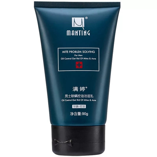 Manting facial cleanser men's special oil control facial cleansing cream 90g cleanser purchase genuine one piece dropship