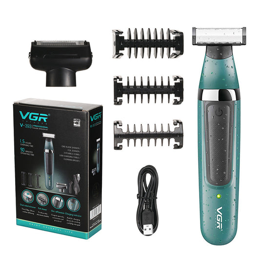 VGR393 Multifunctional Electric Shaver Shaver Shaver USB Portable Shaving Shaving Cross Border Wash