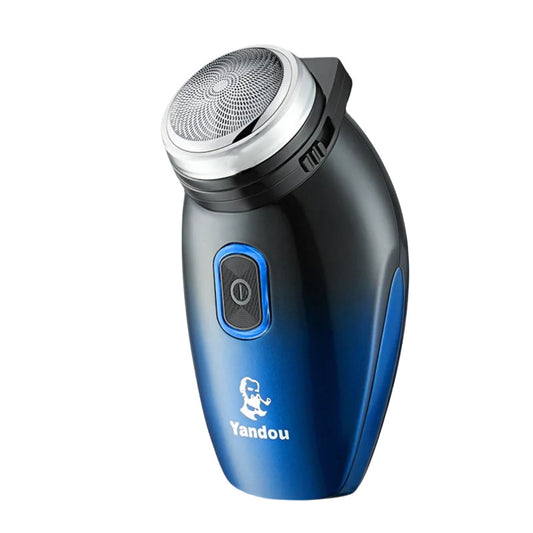 Pipe Electric Shaver Single Head Shaver Type-C Rechargeable Men's Beard Knife Round Head Shaver Shaver