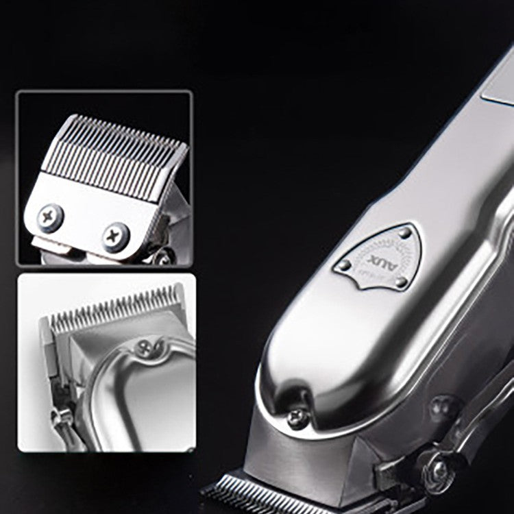 Oaks hair clipper electric clipper stainless steel professional scraper hair salon home barbershop fader oil head artifact