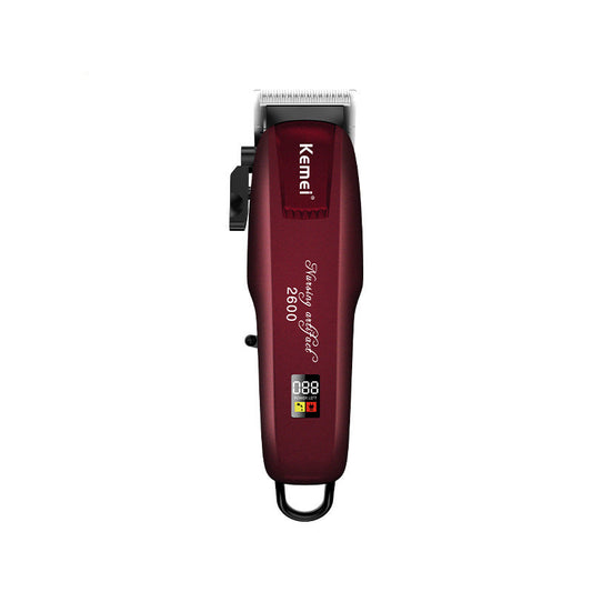 Kemei KM-PG2600 Hair Clipper High Power LCD Digital Display Retro Hair Salon Professional Hair Clipper