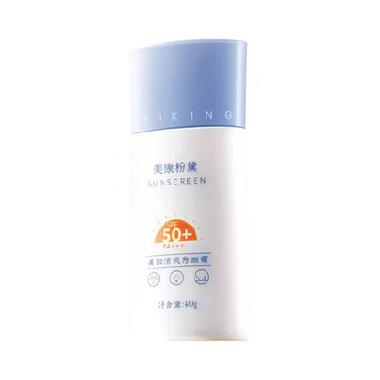 Meikang powder sunscreen 50 times isolation, refreshing and non-greasy, facial UV protection, one piece for men and women
