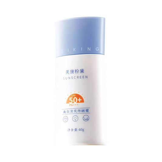 Meikang powder sunscreen 50 times isolation, refreshing and non-greasy, facial UV protection, one piece for men and women
