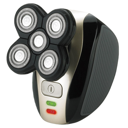 Cross-border 1800 five-head floating electric shaver shaving head artifact multi-function washable razor USB charging