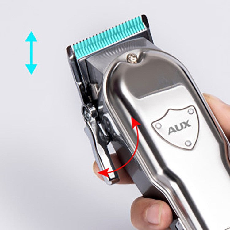 Oaks hair clipper electric clipper stainless steel professional scraper hair salon home barbershop fader oil head artifact