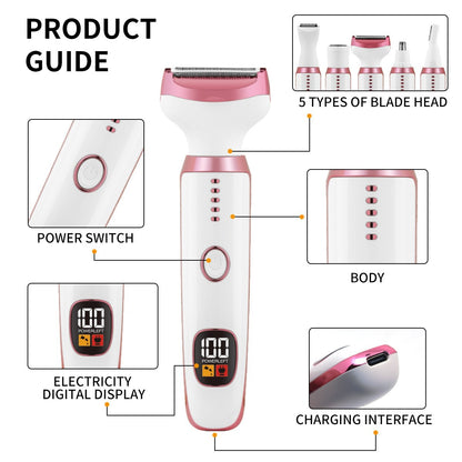 Shasoul 5-in-1 LadyCare Shaver