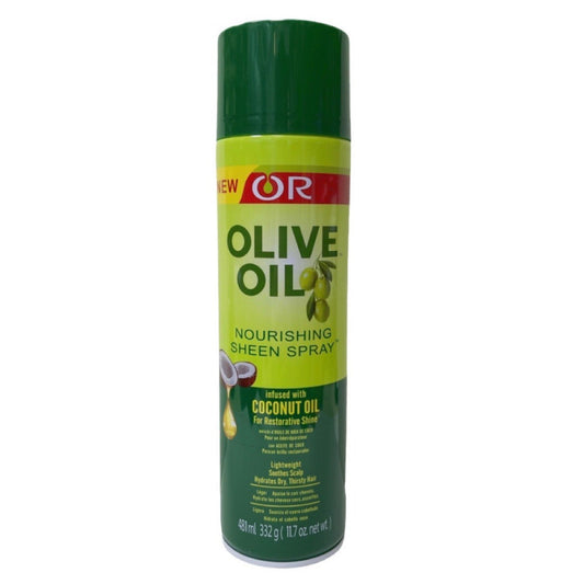 African Market ORS Olive Oil Coconut Hair Oil Spray Repairs Dry Curls Improves Damaged Hair Oil