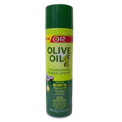 African Market ORS Olive Oil Coconut Hair Oil Spray Repairs Dry Curls Improves Damaged Hair Oil
